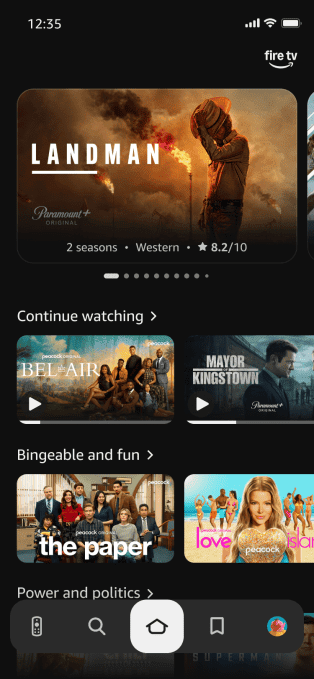 Amazon is rolling out a redesigned Fire TV app